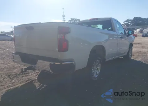 2022 Chevrolet Silverado 1500 2Wd Long Bed Wt из США, поврежденный, VIN 3GCNAAED8NG662965